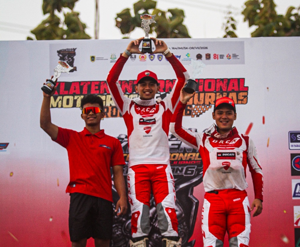 Ducati Kuasai Kejurnas Motocross Klaten, MX1 Nasional Disapu Bersih