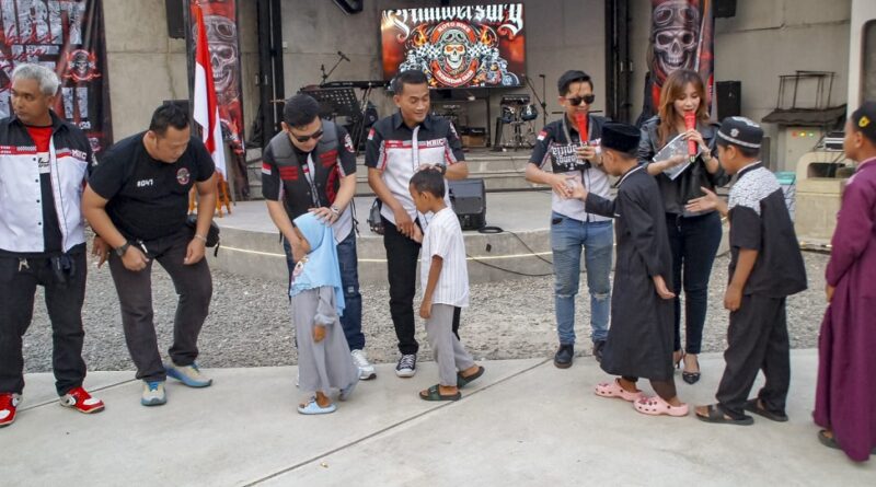 MBIC Genap 2 Tahun, 200 Lebih Member Santuni 32 Yatim Piatu di Warnoes Gas Alam