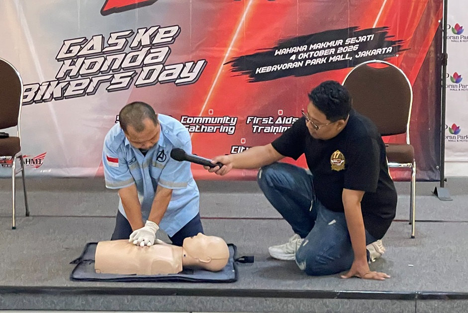 Bikers Wajib Bisa Basic Life Support Sebelum ke HBD 2026
