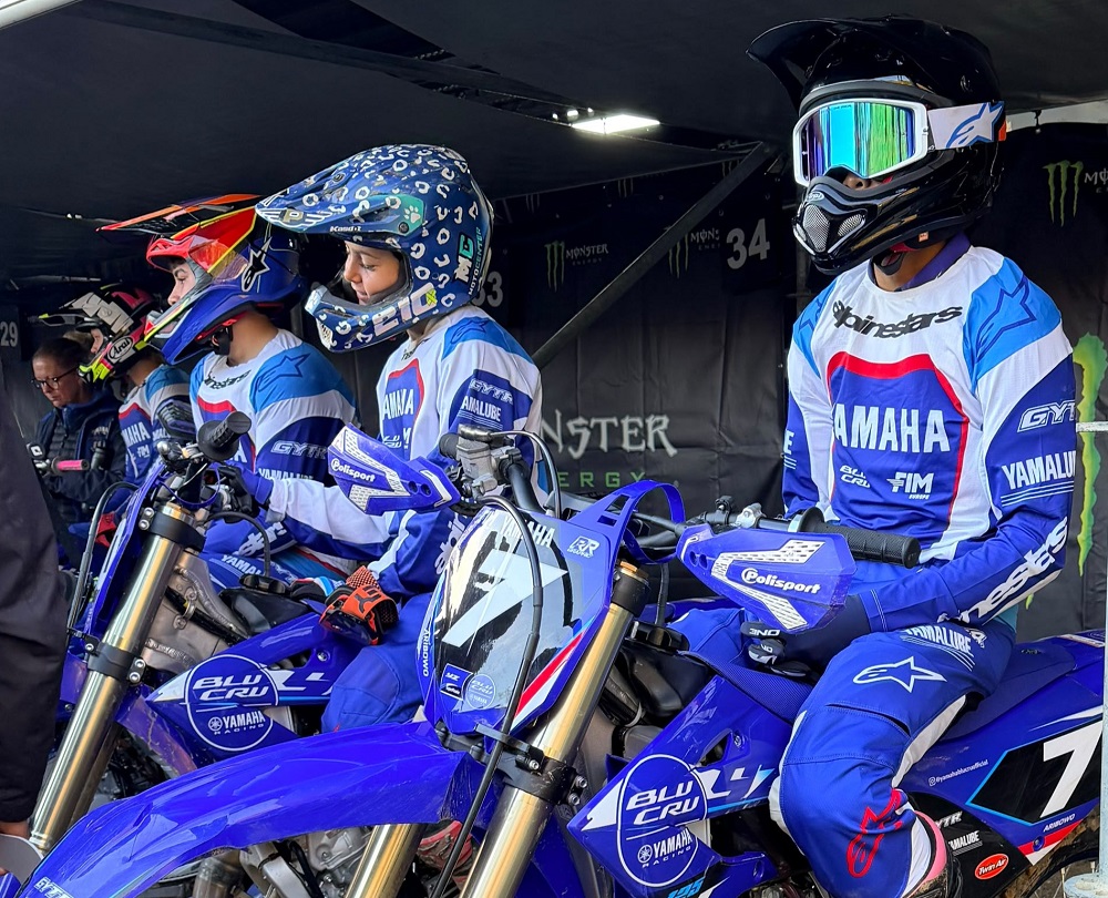 Djanoko Geber Yamaha YZ125 di Prancis