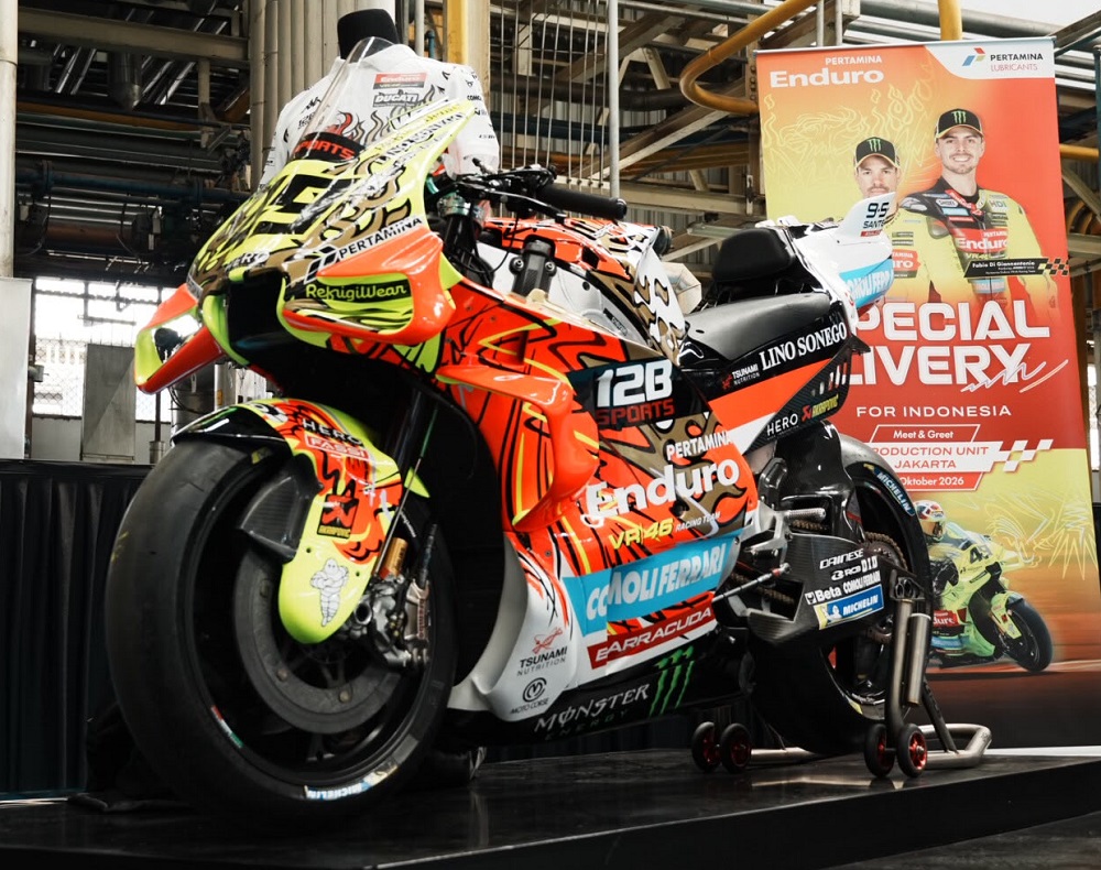 Garuda Terbang Tinggi Bersama Pertamina Enduro VR46 Racing Team